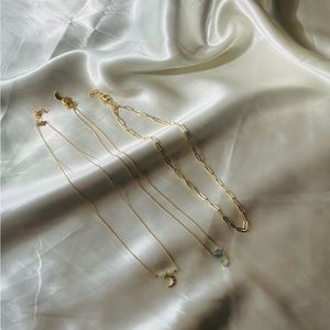 Gold Luna Norte Necklaces